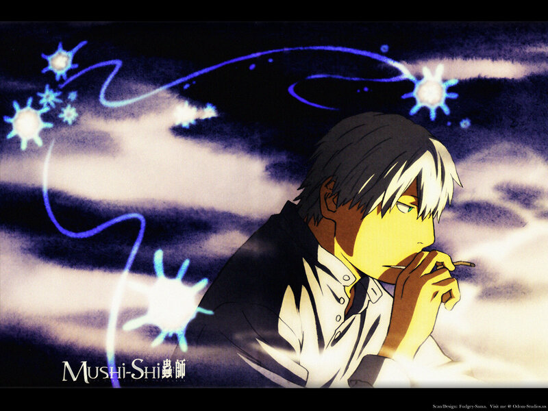 Mushishi anime character art
