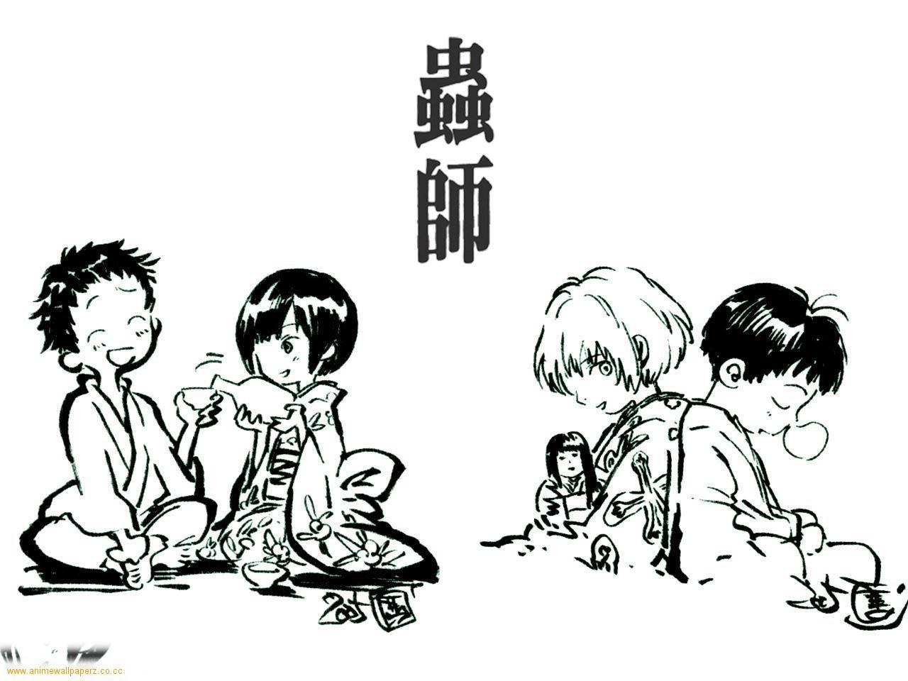 Mushishi anime illustration