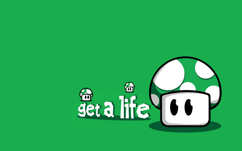 Mushroom Characters — Green, Playful