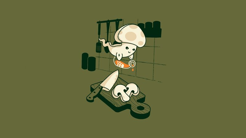 mushroom chef cooking