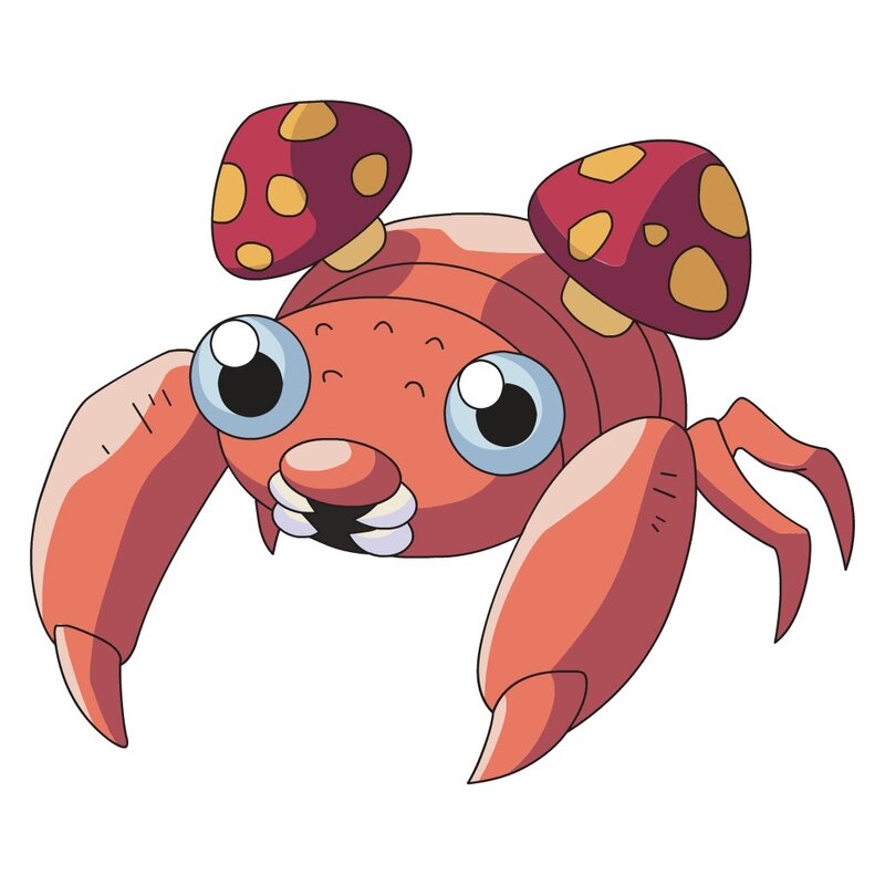 Mushroom Crab Pokémon