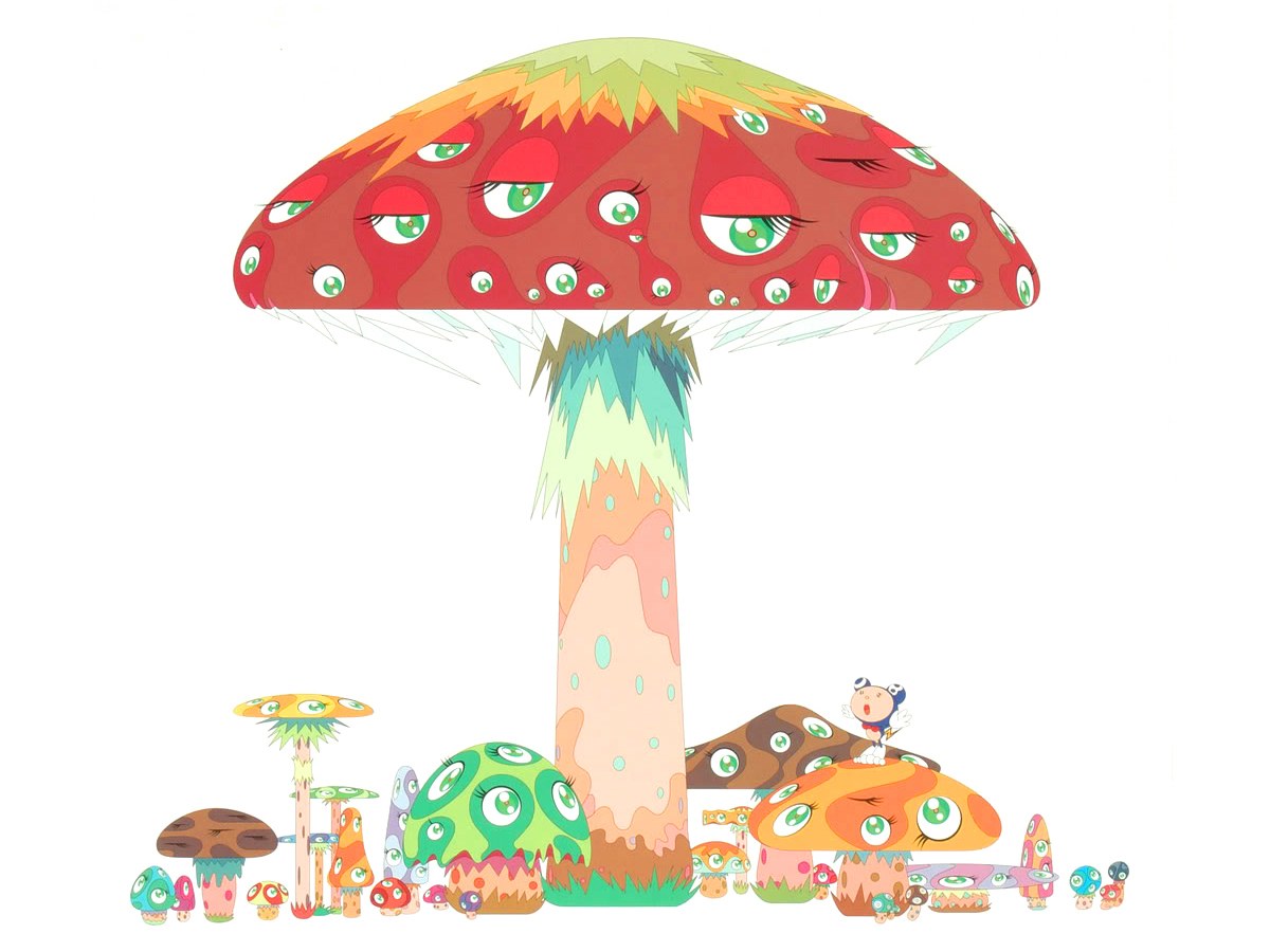 mushroom creatures with eyes