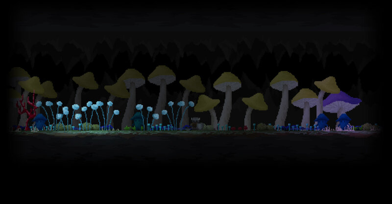 Mushroom Forest — Black