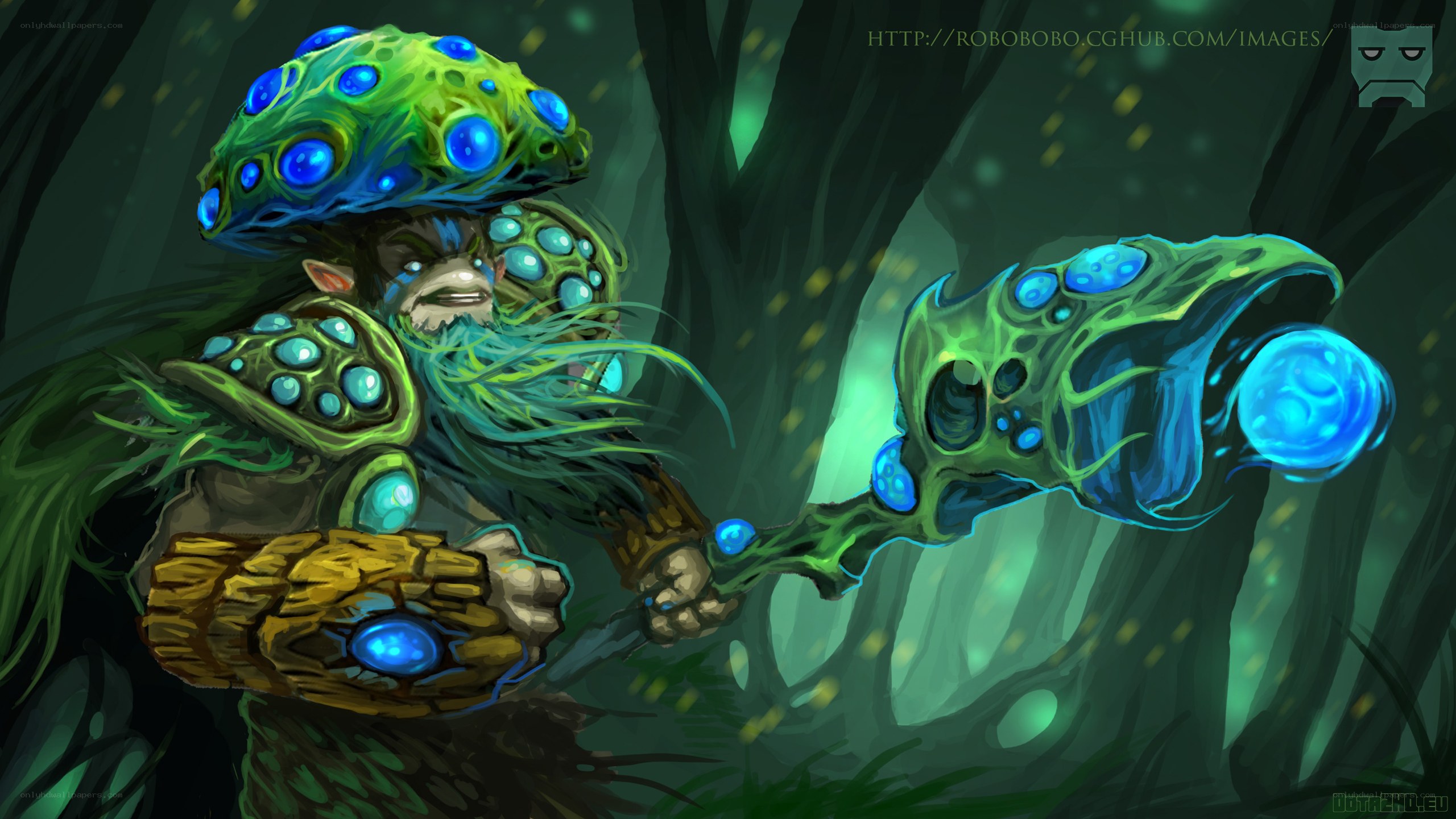 mushroom-headed fantasy character
