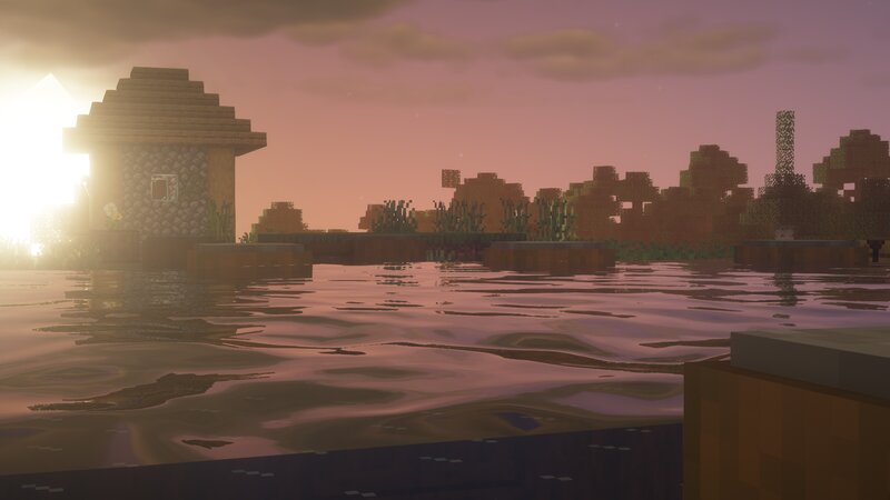 Mushroom House by Water