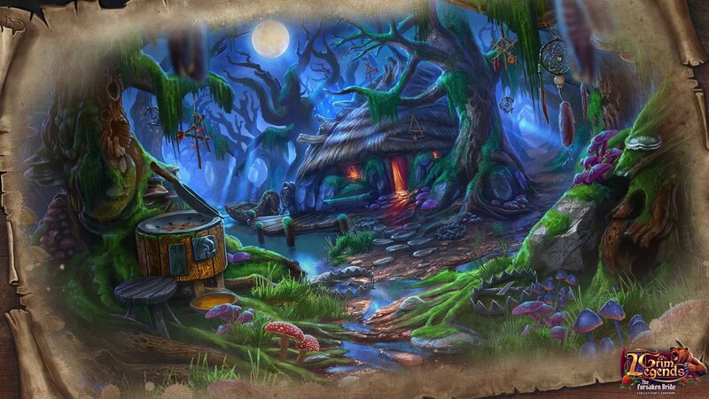 Mushroom House in Forest — Green, Mysterious, Magical