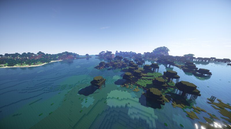 Mushroom Islands in Water