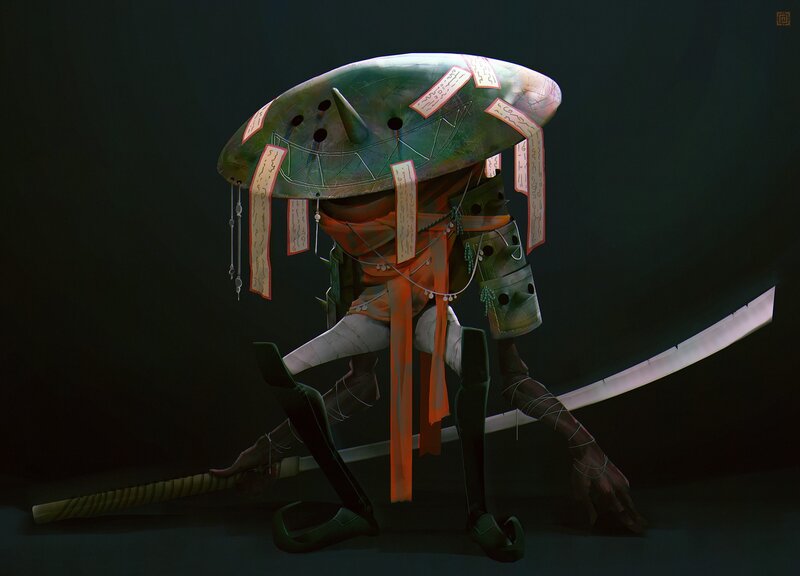 Mushroom-like Creature — Green