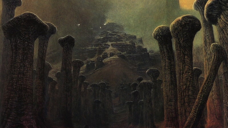 Mushroom-like Pillars