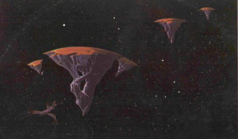 Mushroom-like space structures