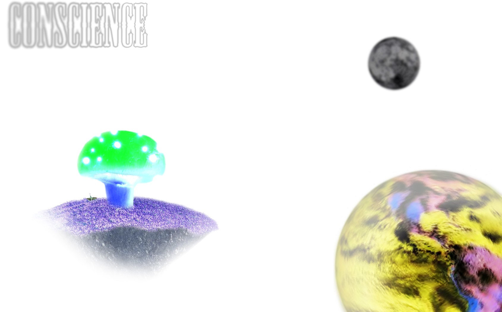 mushroom on alien planet