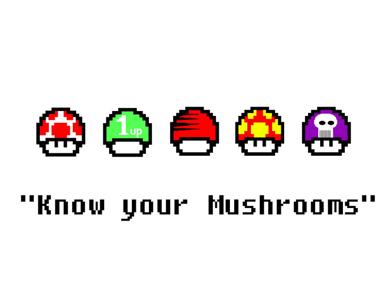 Mushroom power-ups