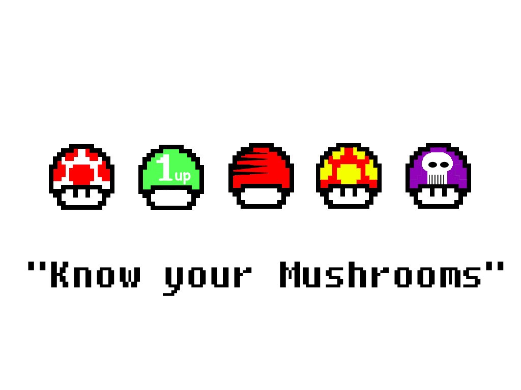 Mushroom power-ups
