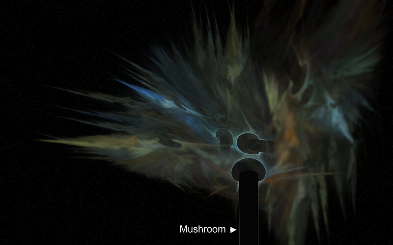 Mushroom-shaped explosion