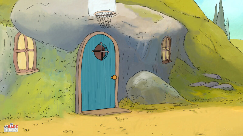 Mushroom-shaped House — Green