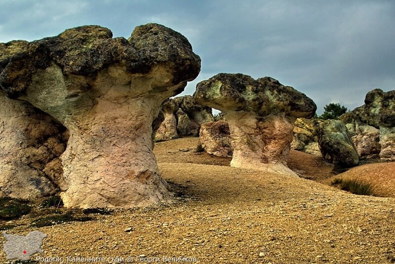 Mushroom-shaped Rock Formations