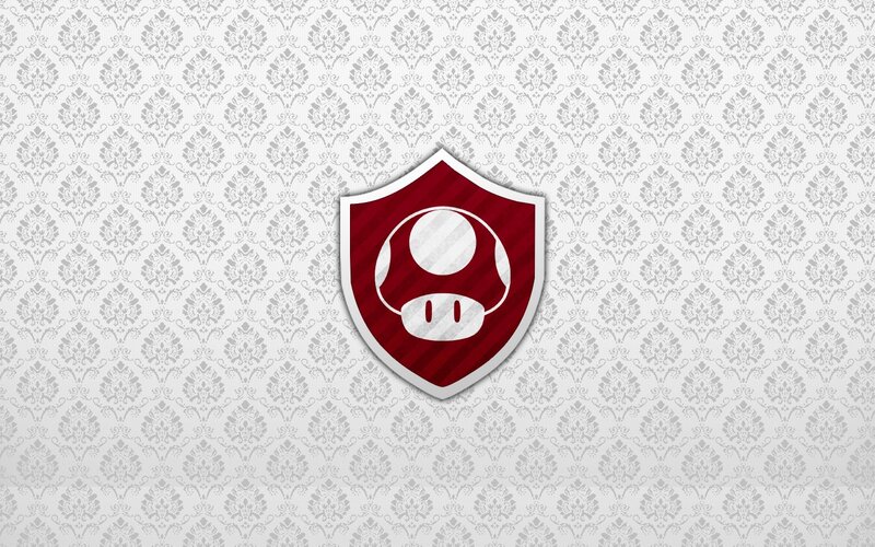 mushroom shield emblem