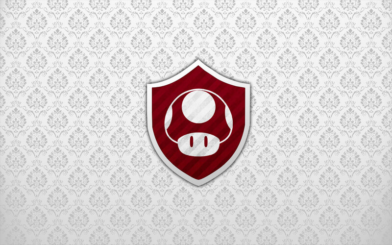 mushroom shield emblem