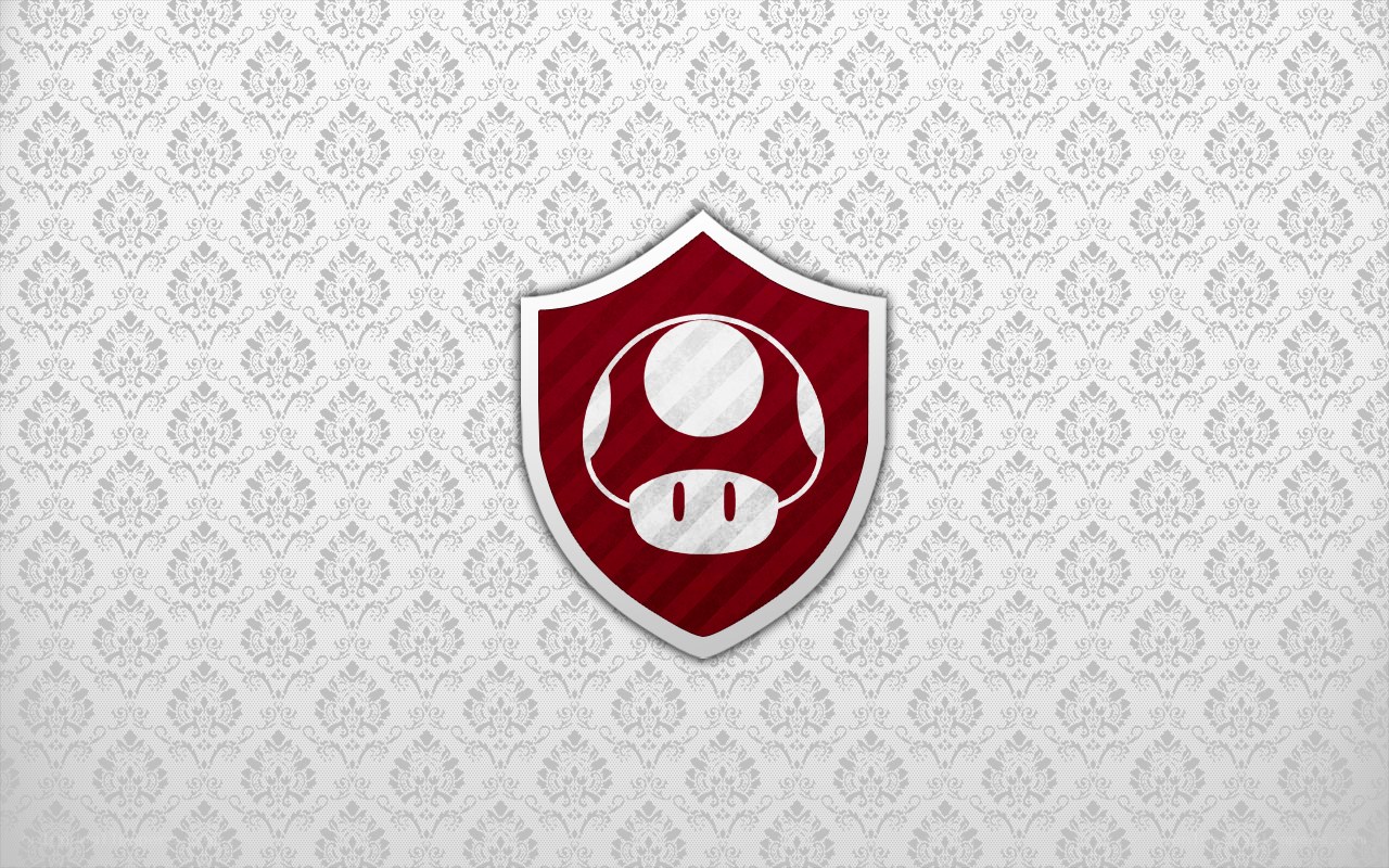 mushroom shield emblem