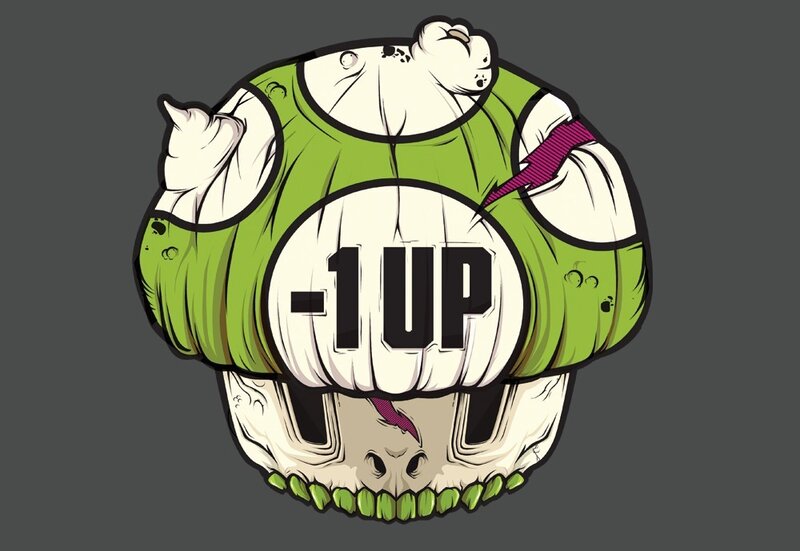 Mushroom Skull Character