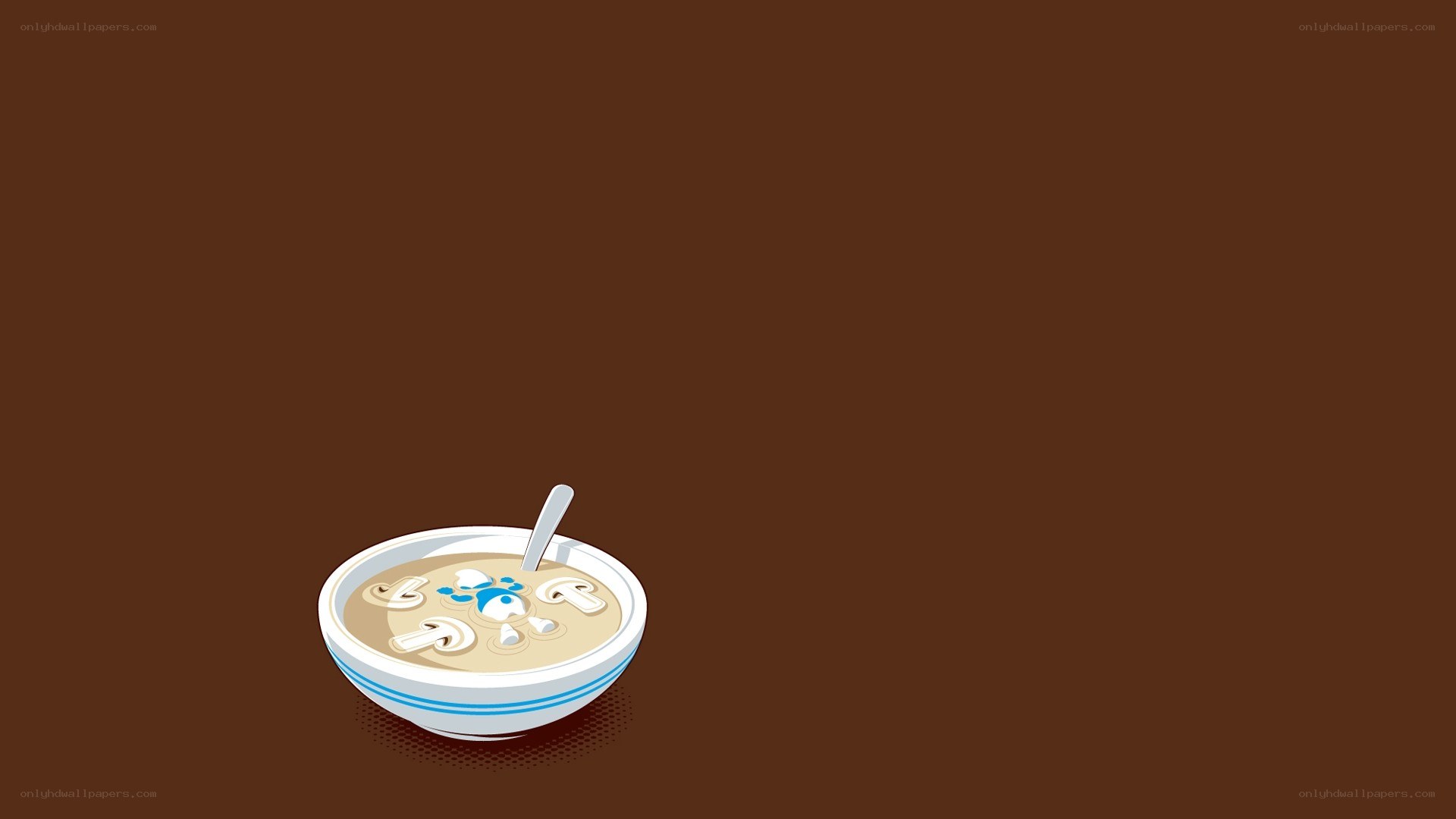 mushroom soup illustration