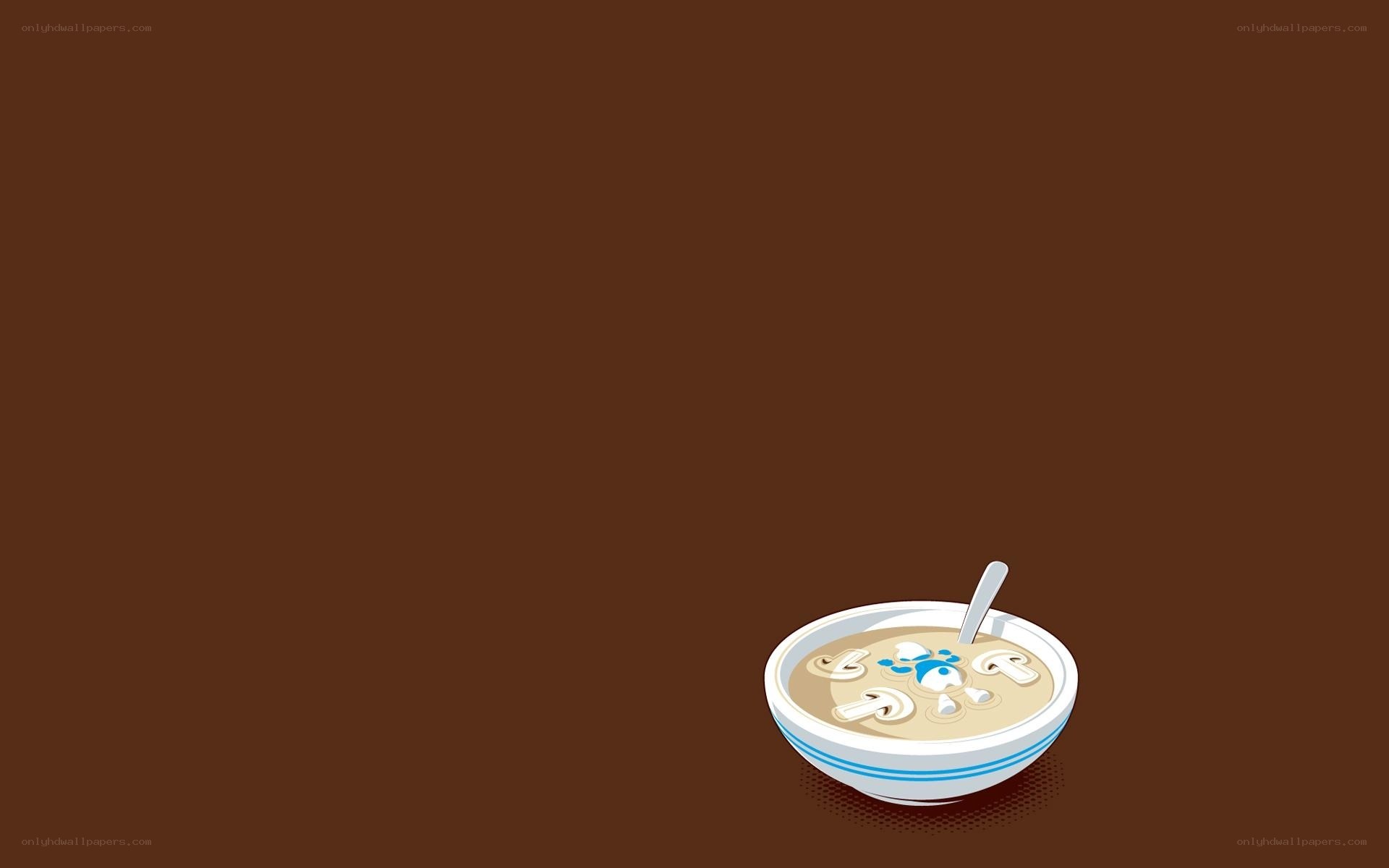 mushroom soup illustration