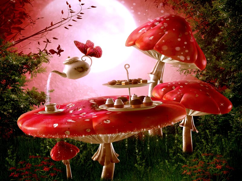 Mushroom Tea Party
