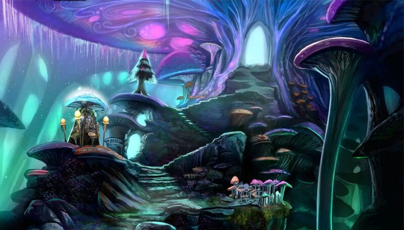 Mushroom Village Cave