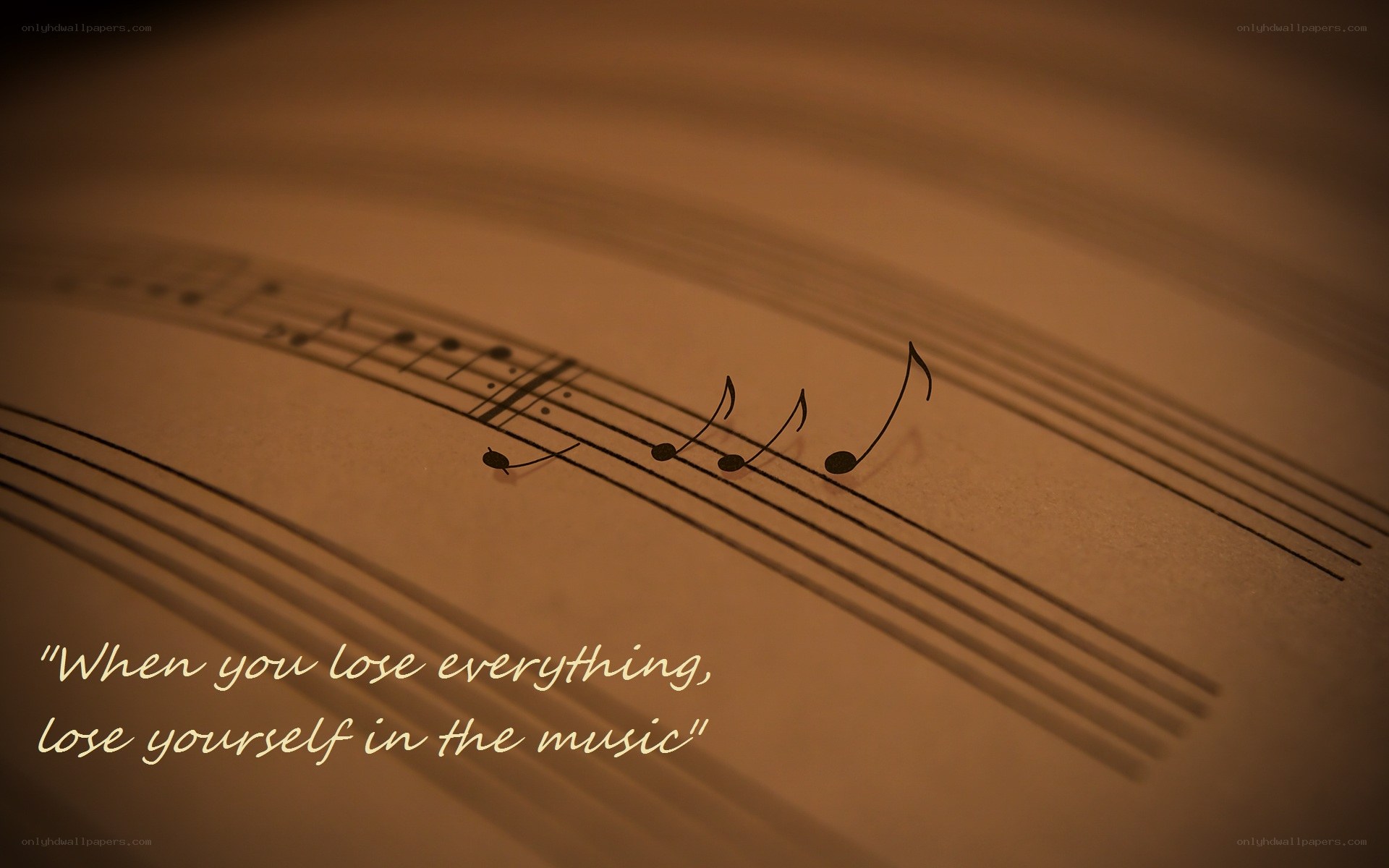 Music and a quote