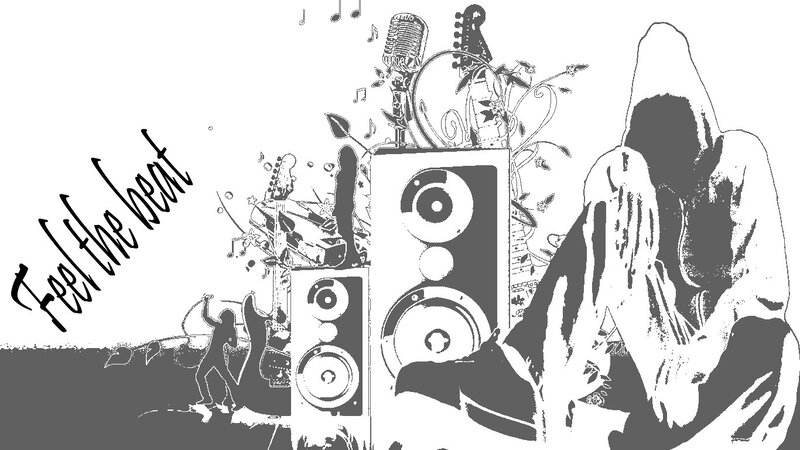 music and beat illustration