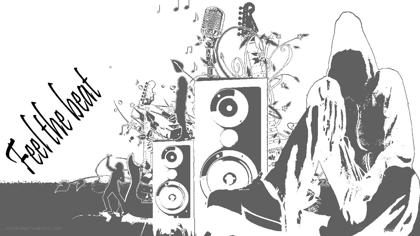 music and beat illustration