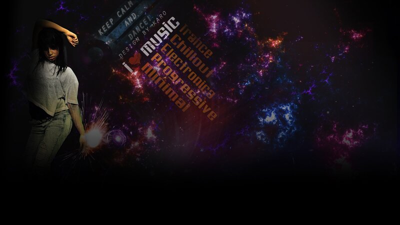 music and dance themed digital art