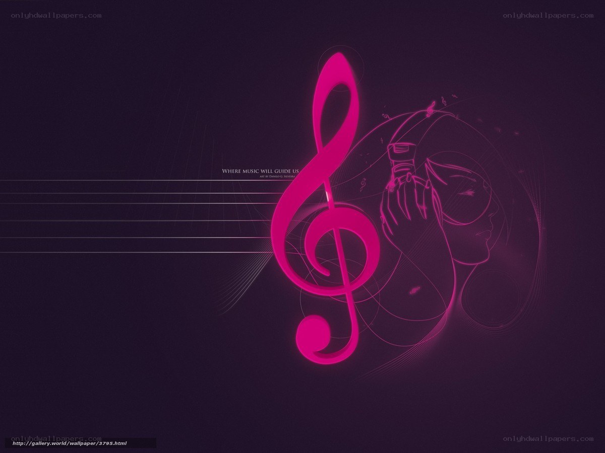 Music and headphones art