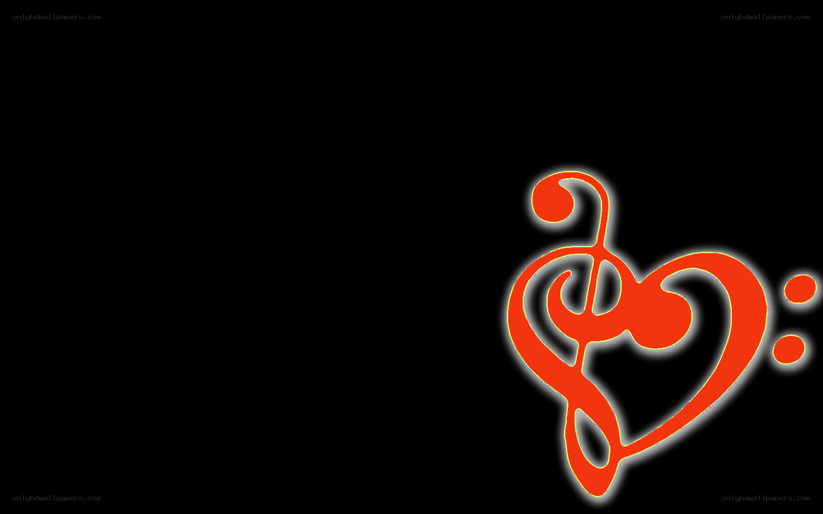 music and heart symbol