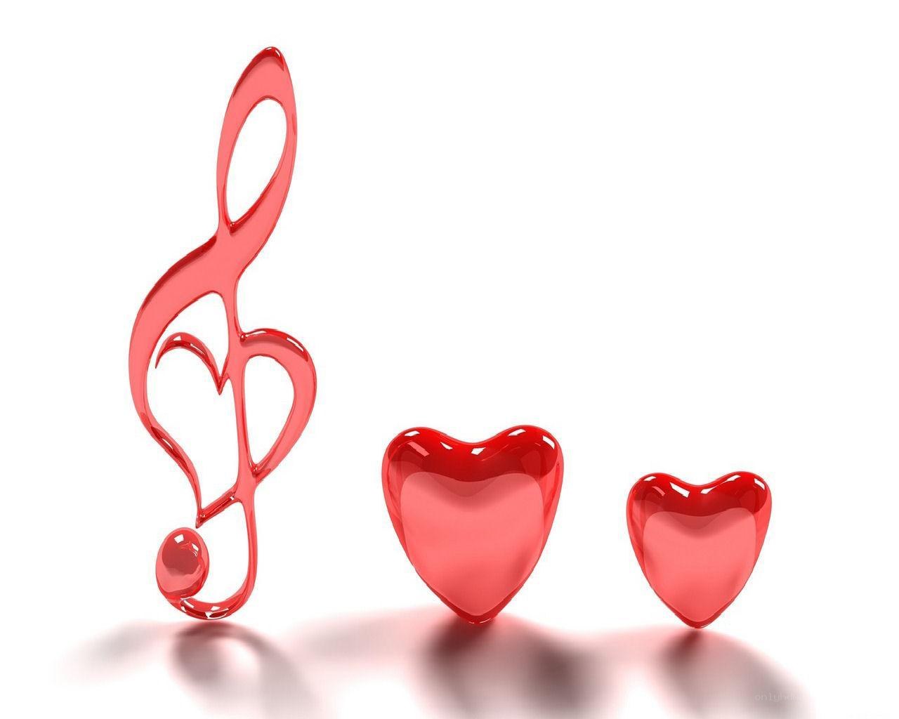 music and hearts