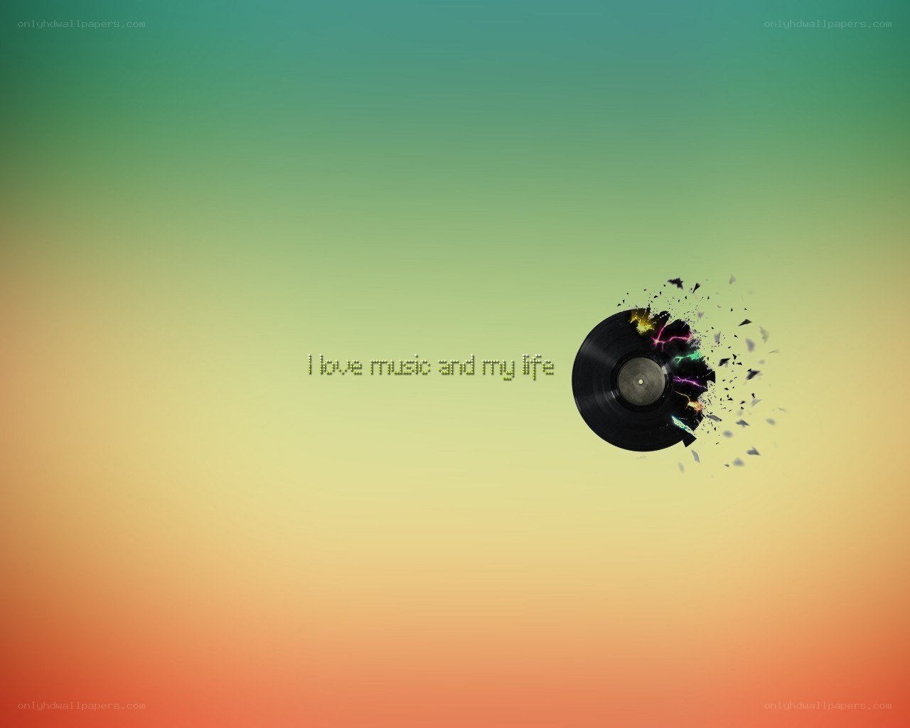 music and life concept