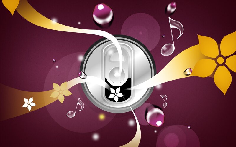 Music and soda can art