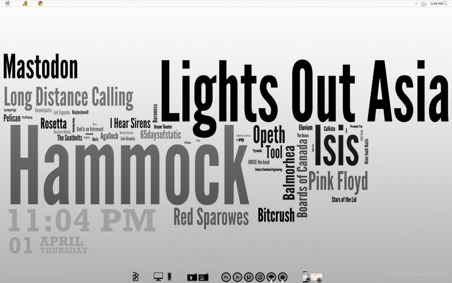 music band word cloud