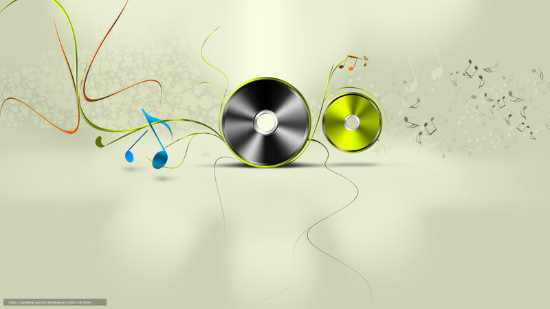 Music CD abstract design