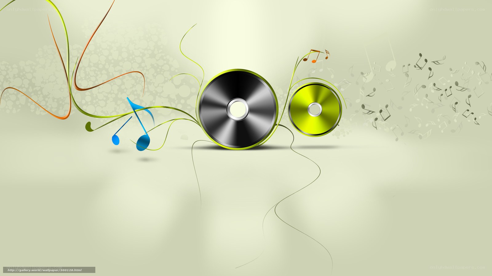 Music CD abstract design