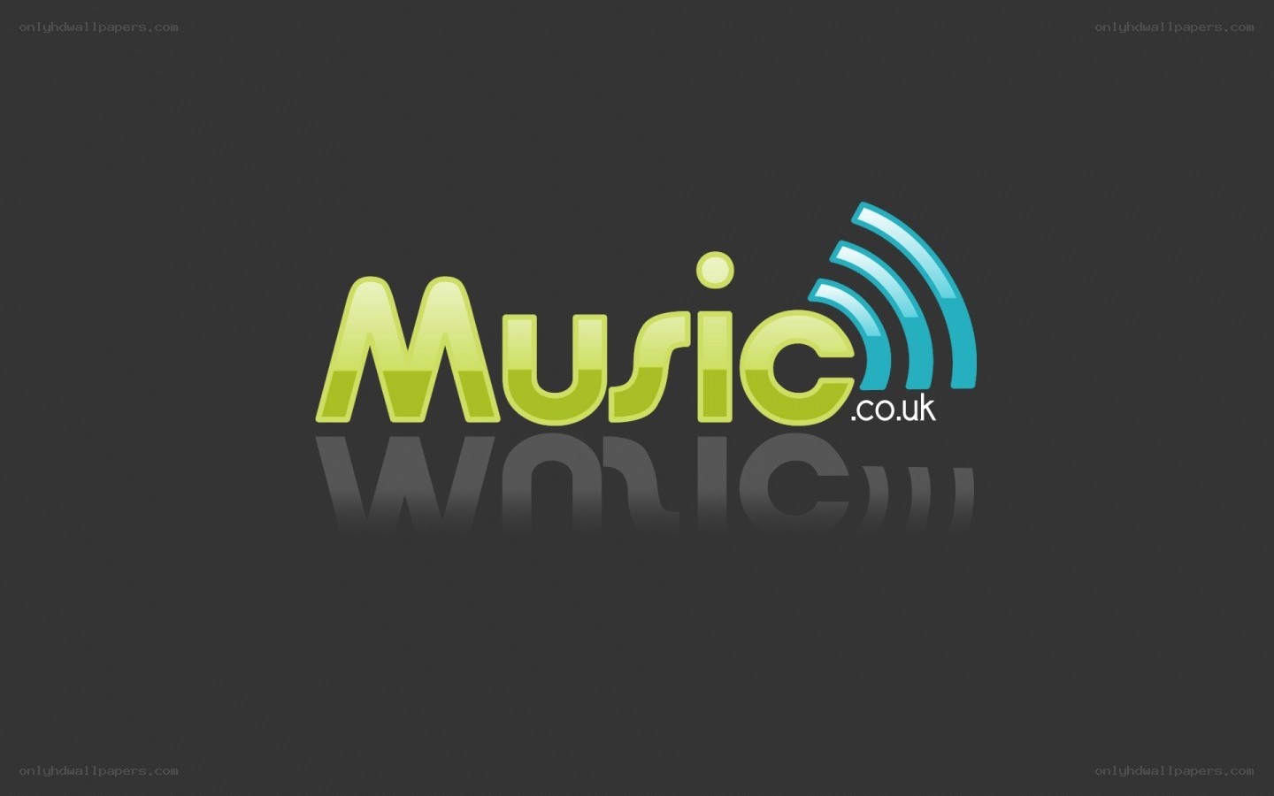 Music.co.uk logo on dark background