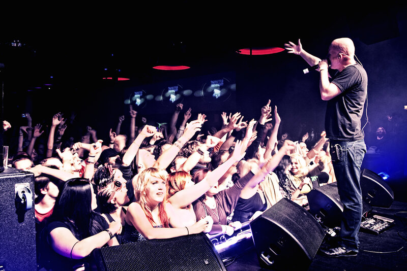 Music concert crowd cheering