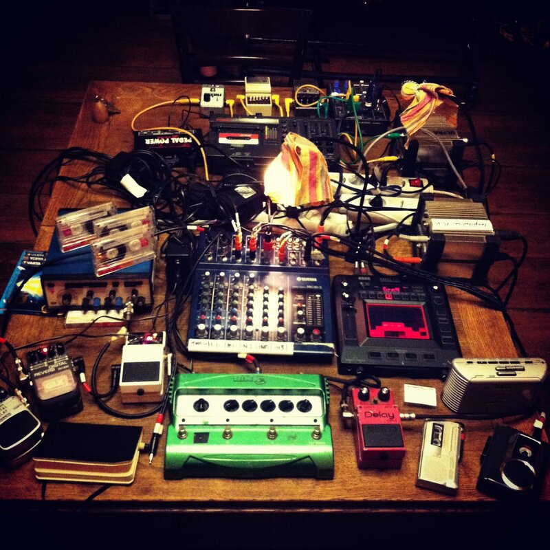 Music Equipment on Table