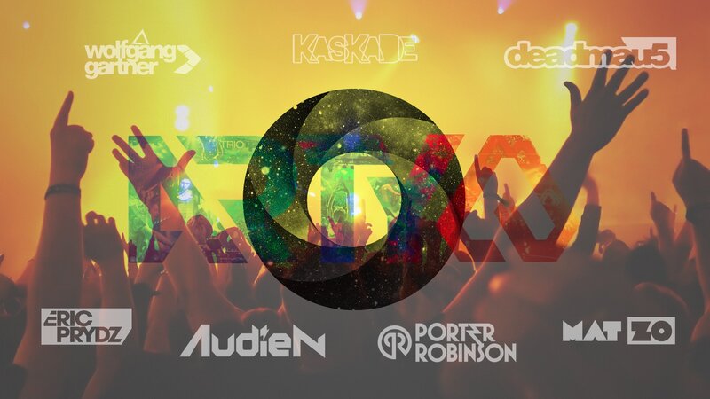 Music festival event poster