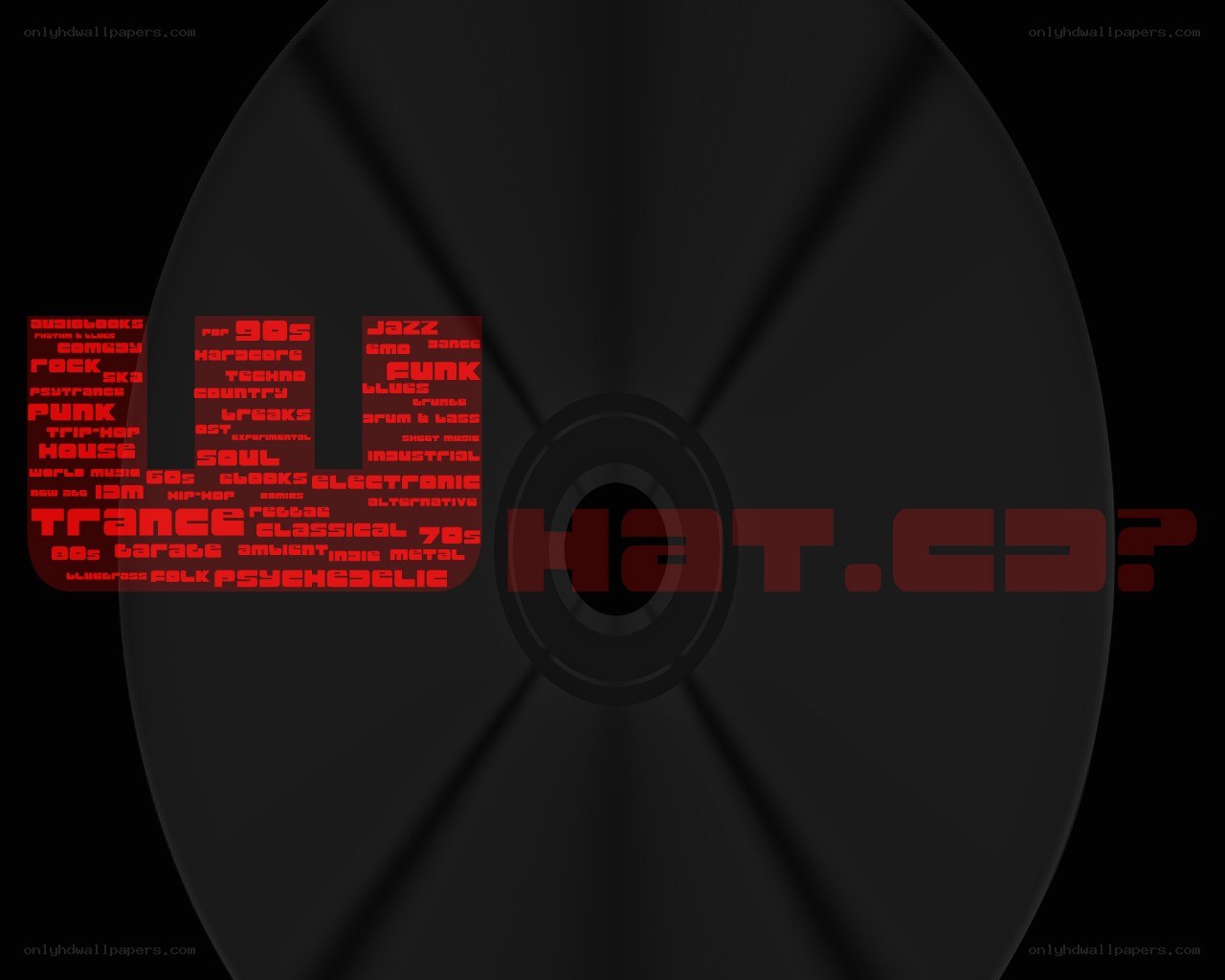 Music genres on a CD