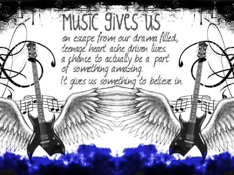 Music gives us hope