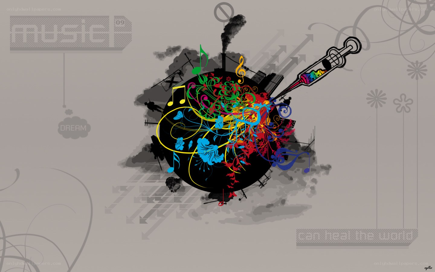 music healing the world