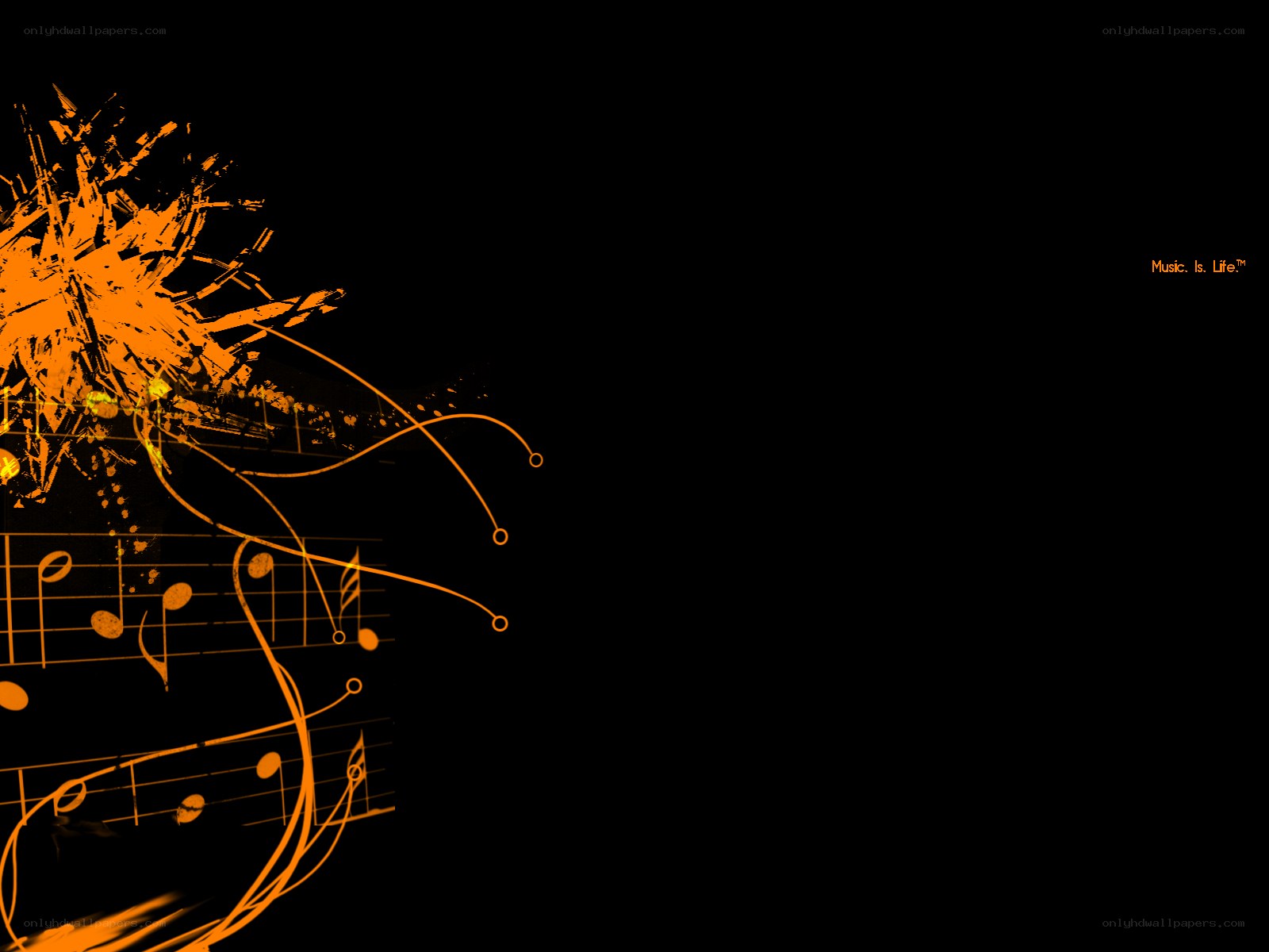 Music is life wallpaper