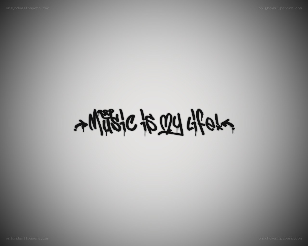 Music is my life text