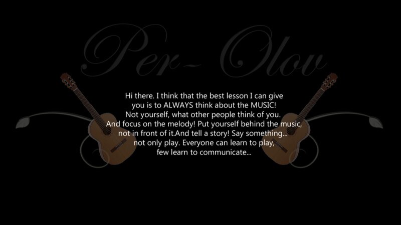 music lesson from Per-Olov